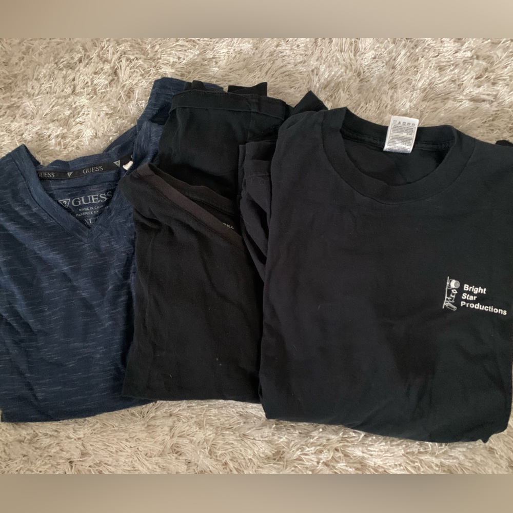 Men’s XL T-Shirts - 2 Long Sleeve & 1 Short Sleeve